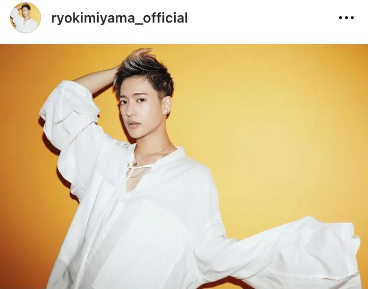  ※画像は三山凌輝Instagram (ryokimiyama_official)より