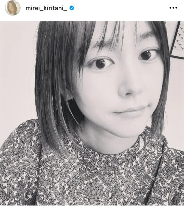 ※桐谷美玲オフィシャルInstagram(mirei_kiritani_)より