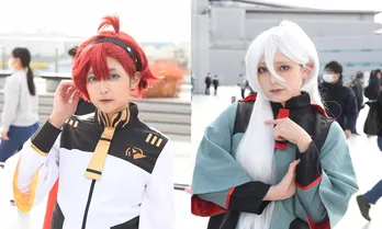 『ガンダム 水星の魔女』コスプレイヤー、『コミケ101』に大集合「“髪型の再現”を頑張りました」
