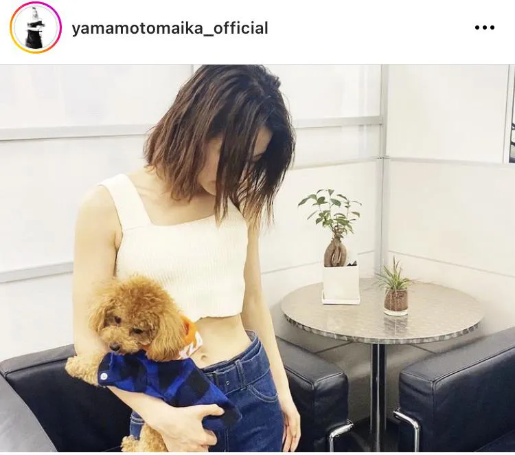  ※山本舞香公式Instagram(yamamotomaika_official)より