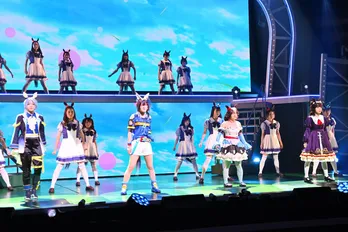 「ウマ娘」初の舞台が開幕、佐藤日向・礒部花凜・山根綺・今泉りおなが白熱レースを展開