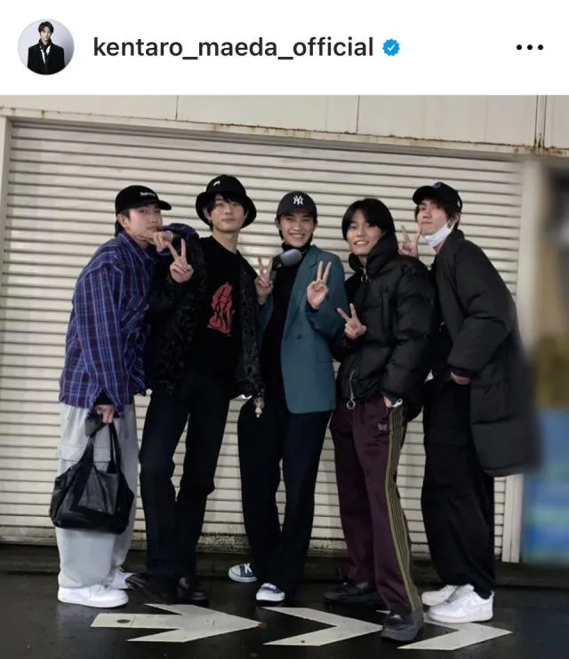 ※画像は前田拳太郎Instagram (kentaro_maeda_official)より