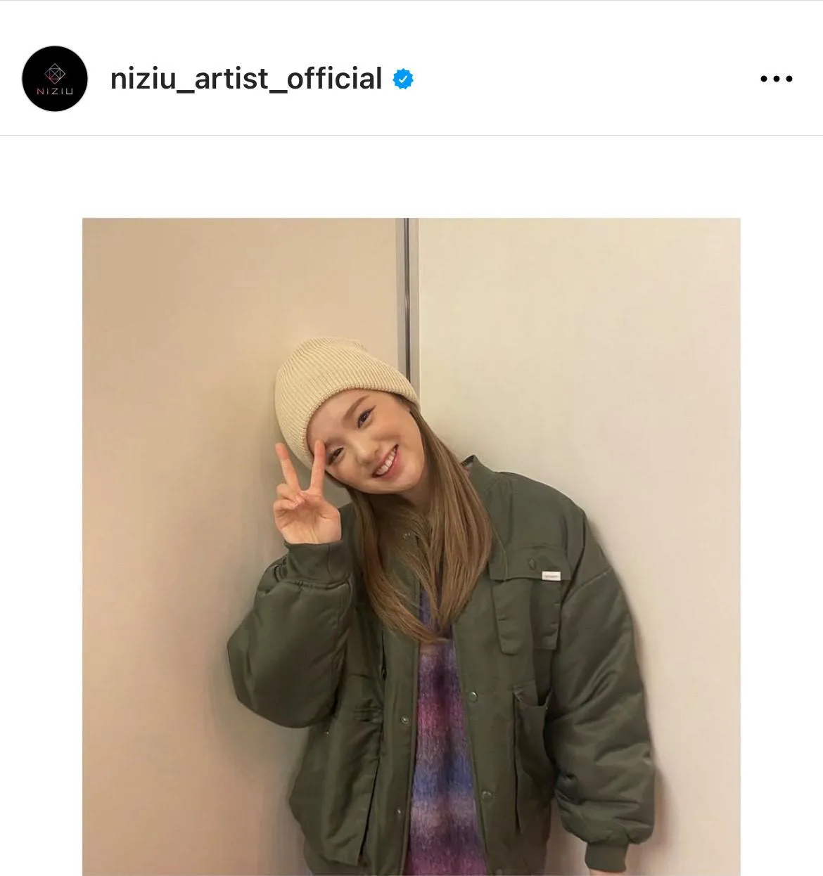 ※NiziU公式Instagram(niziu_artist_official)より