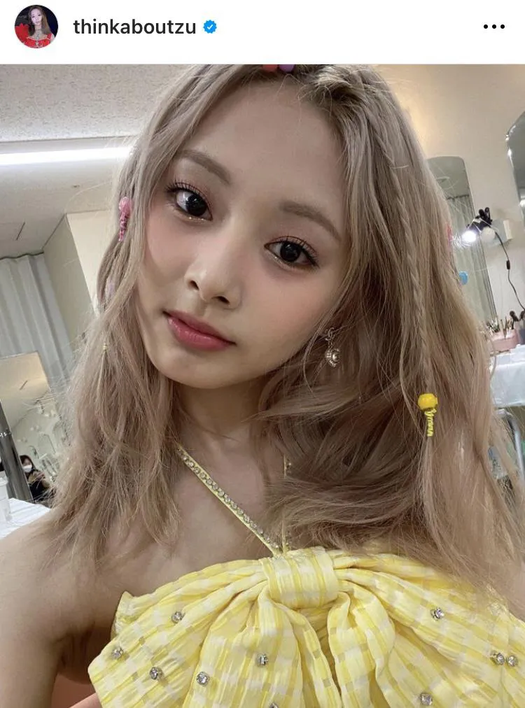 画像・写真 TWICE・ツウィ、オールブラックの新衣装にファンからは