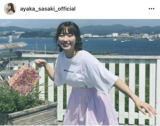 ※佐々木彩夏オフィシャルInstagram(ayaka_sasaki_official)より