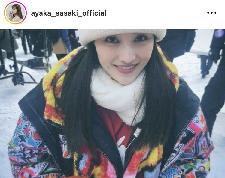 ※佐々木彩夏オフィシャルInstagram(ayaka_sasaki_official)より