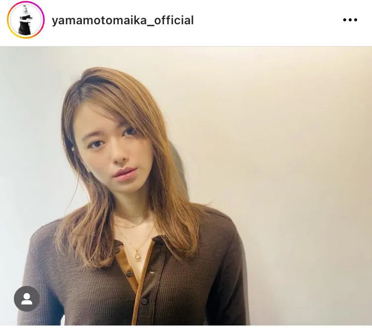  ※山本舞香公式Instagram(yamamotomaika_official)より