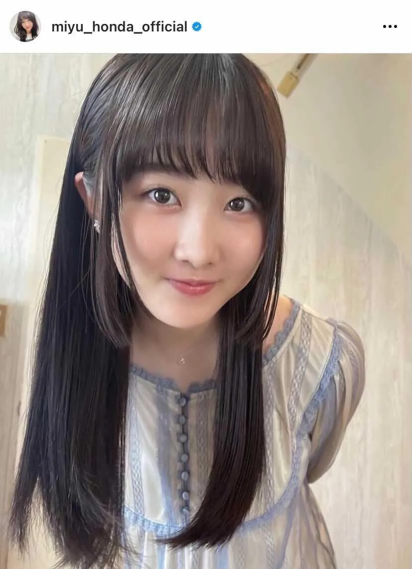 ※本田望結公式Instagram(miyu_honda_official)より