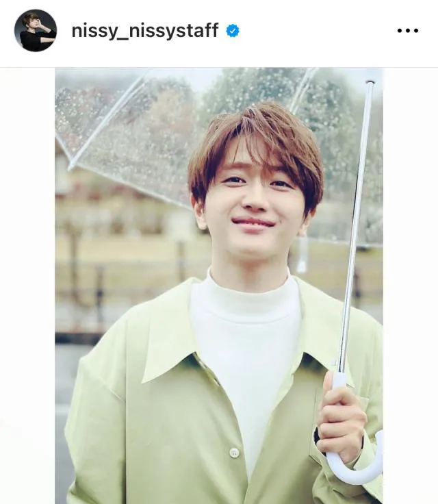 ※画像はNissy&Staff Instagram(nissy_nissystaff)より