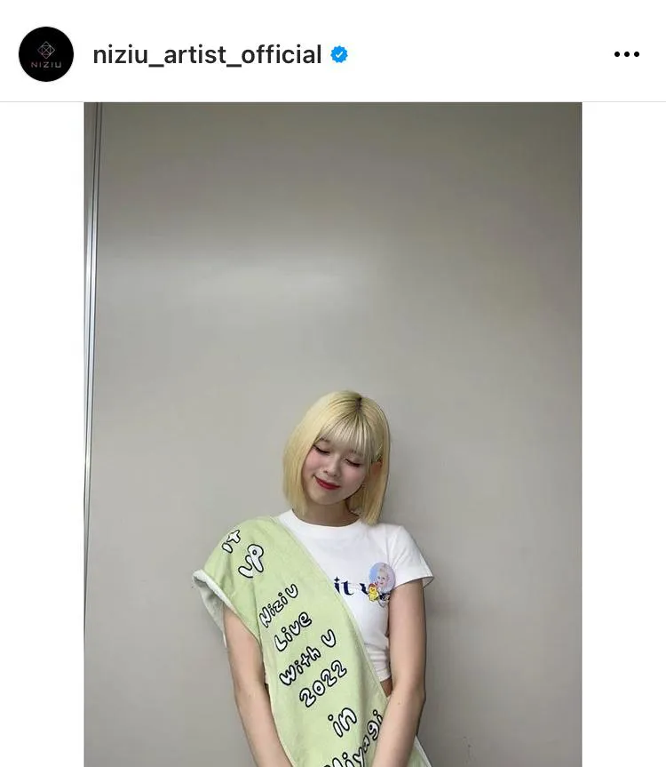 ※NiziU公式Instagram(niziu_artist_official)より