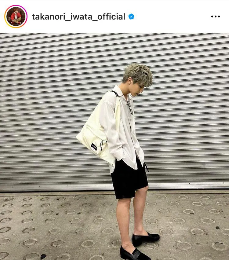 ※岩田剛典オフィシャルInstagram(takanori_iwata_official)より