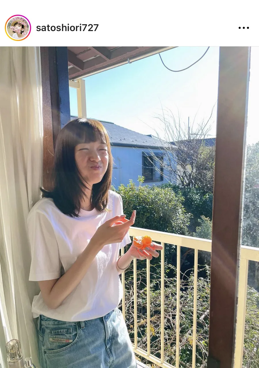 ※佐藤栞里公式Instagram(satoshiori727)より