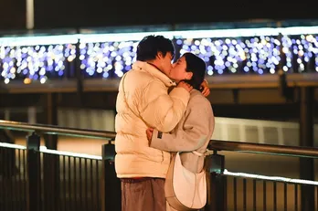 北村匠海“一星”の恋する姿に「きゅん補充」、吉高由里子“鈴”と2度目のキス<星降る夜に>