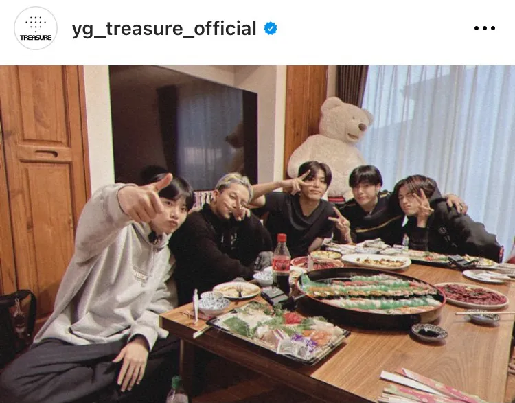  TREASUREオフィシャルInstagram(yg_treasure_official)より