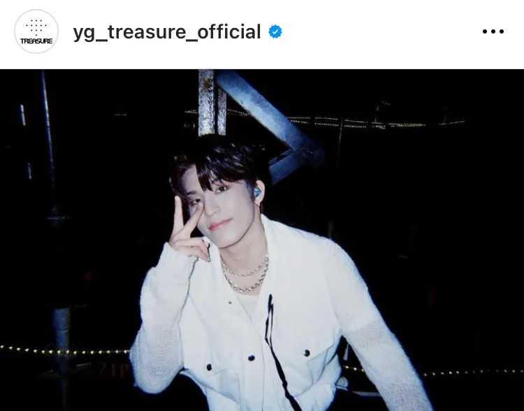  TREASUREオフィシャルInstagram(yg_treasure_official)より