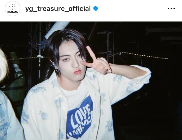  TREASUREオフィシャルInstagram(yg_treasure_official)より