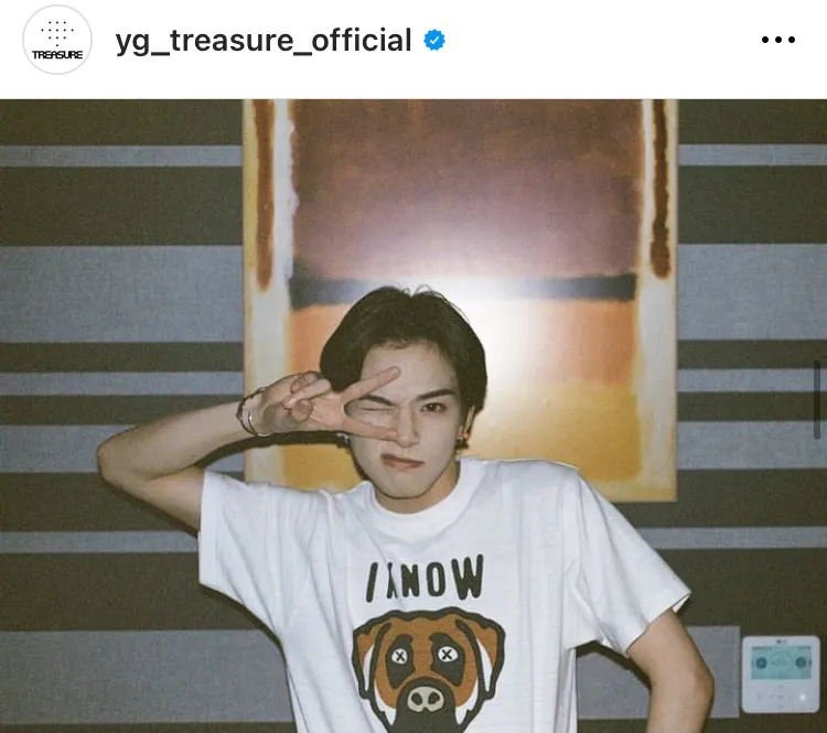  TREASUREオフィシャルInstagram(yg_treasure_official)より