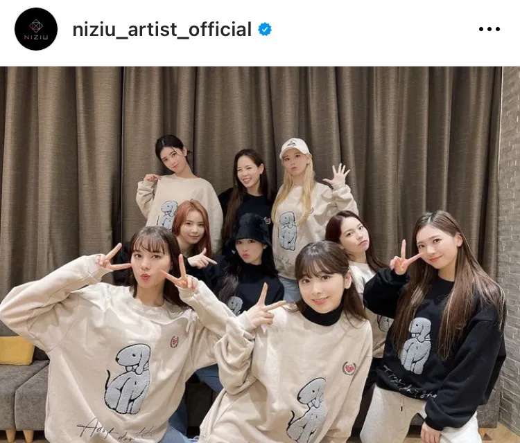   ※NiziU公式Instagram(niziu_artist_official)より