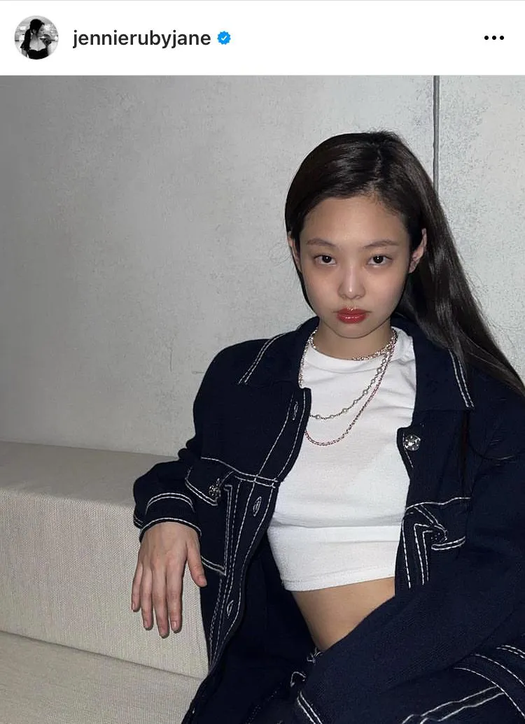 ※JENNIE公式Instagram(jennierubyjane)より