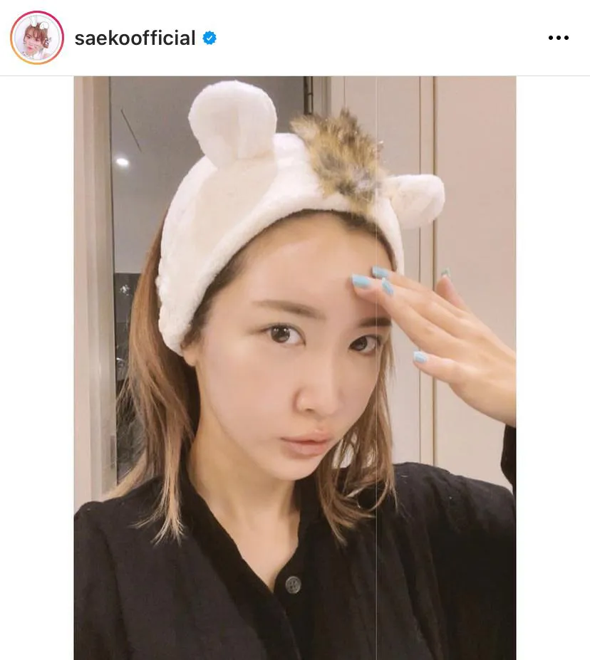 ※紗栄子公式Instagram(saekoofficial)より