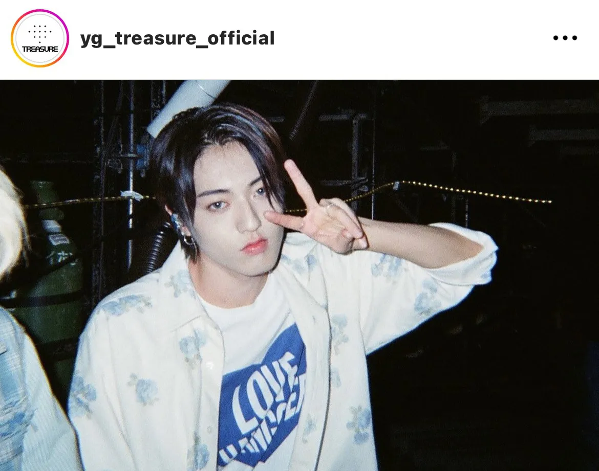 ※TREASURE公式Instagram(yg_treasure_official)より