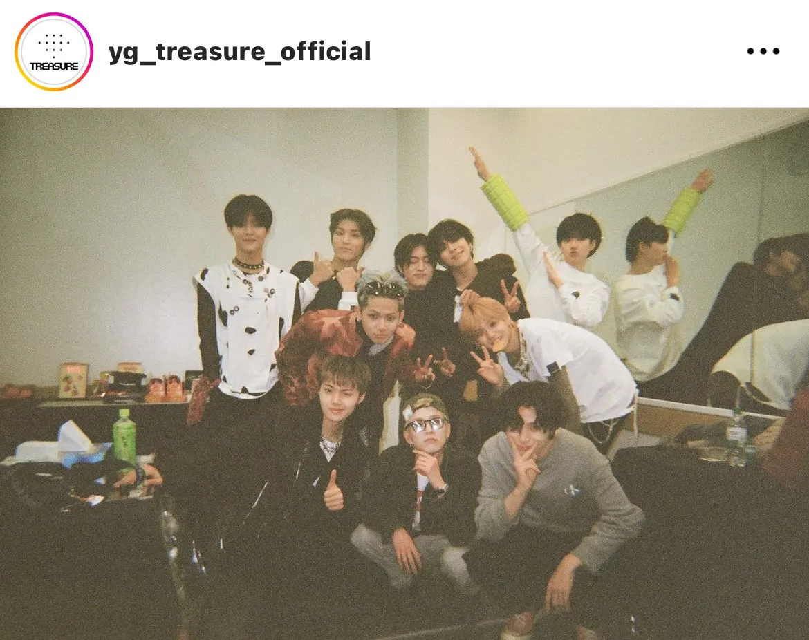 ※TREASURE公式Instagram(yg_treasure_official)より