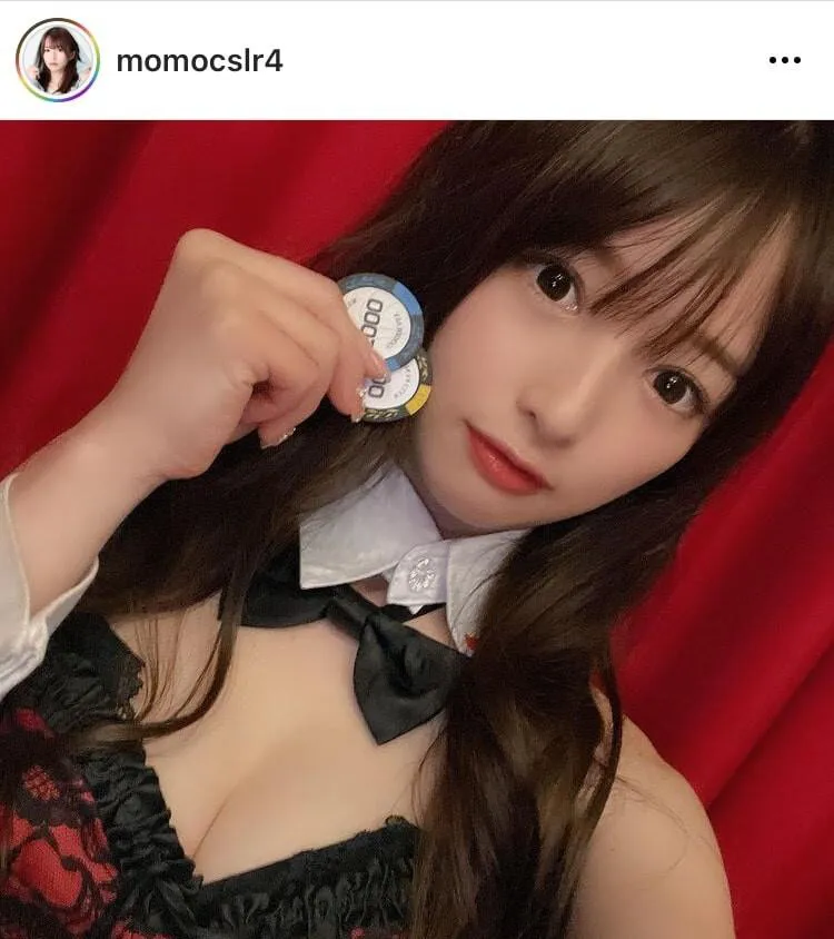 ※画像は月野もも(momocslr4)オフィシャルInstagramのスクリーンショット