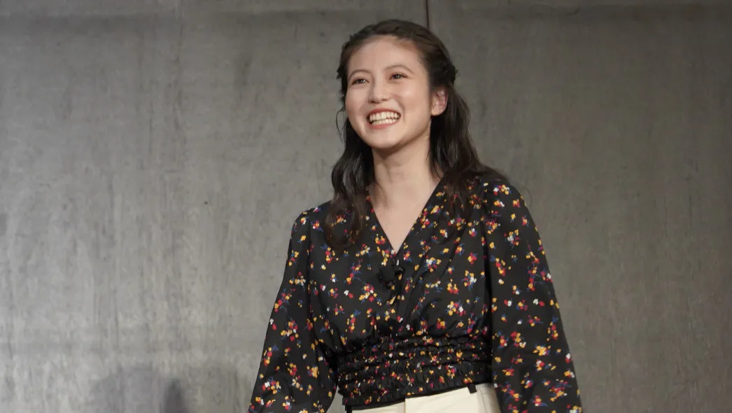 映画「わたしの幸せな結婚」の公開直前イベントに出席した今田美桜