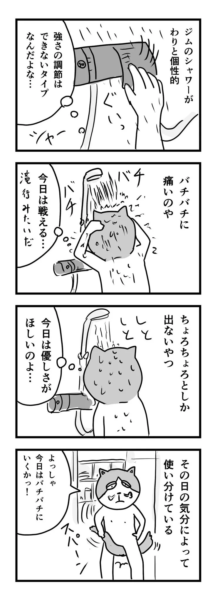 『めっちゃ水圧強いか弱いの二択』