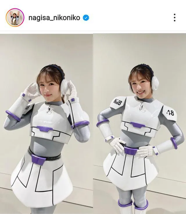 渋谷凪咲のロボット写真に「肩のNMB48表記はありがたいし、うれしかった」というファンの声も