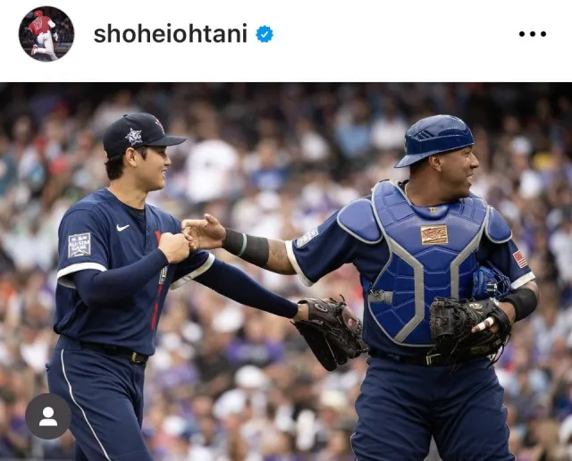 ※画像はShohei Ohtani | 大谷翔平Instagram(shoheiohtani)より