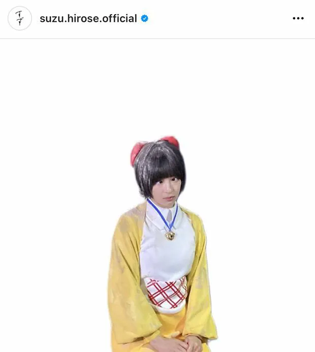 ※画像は広瀬すず公式Instagram(suzu.hirose.official)より