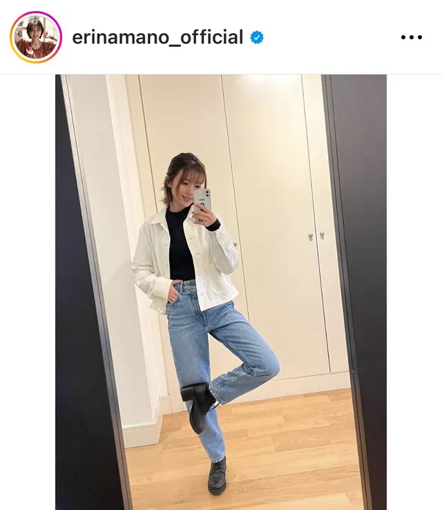 ※画像は真野恵里菜Instagram (erinamano_official)より