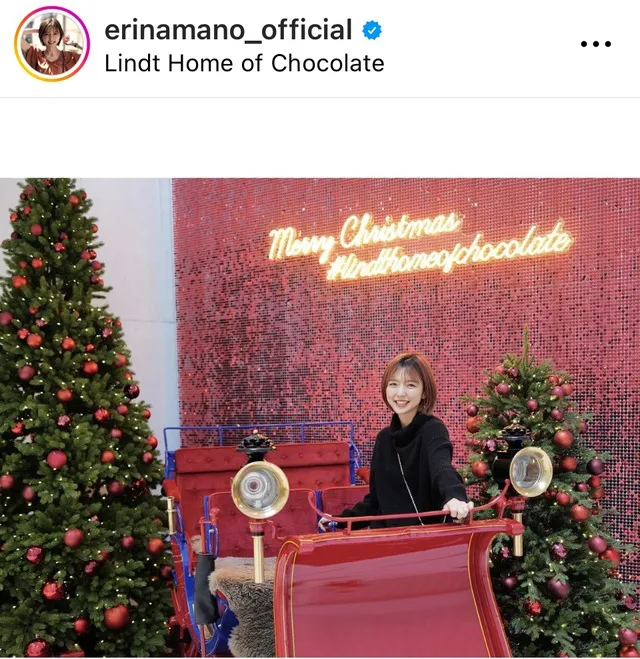 ※画像は真野恵里菜Instagram (erinamano_official)より