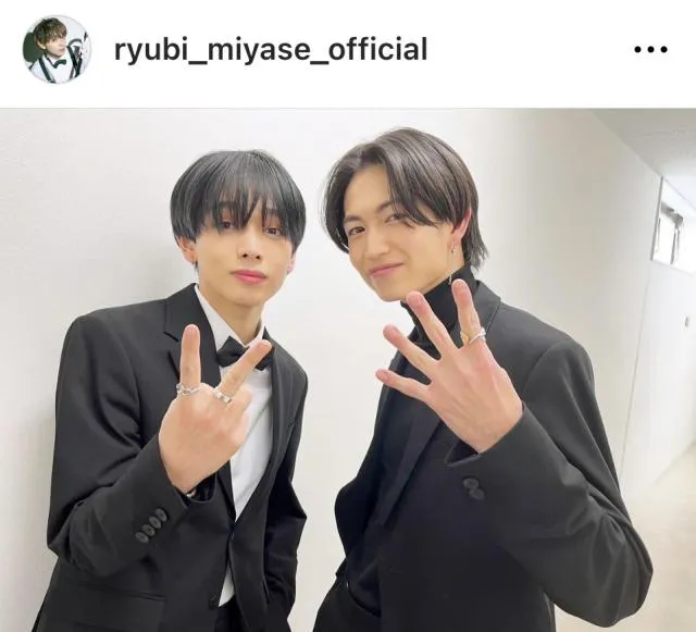 ※画像は宮世琉弥Instagram (ryubi_miyase_official)より