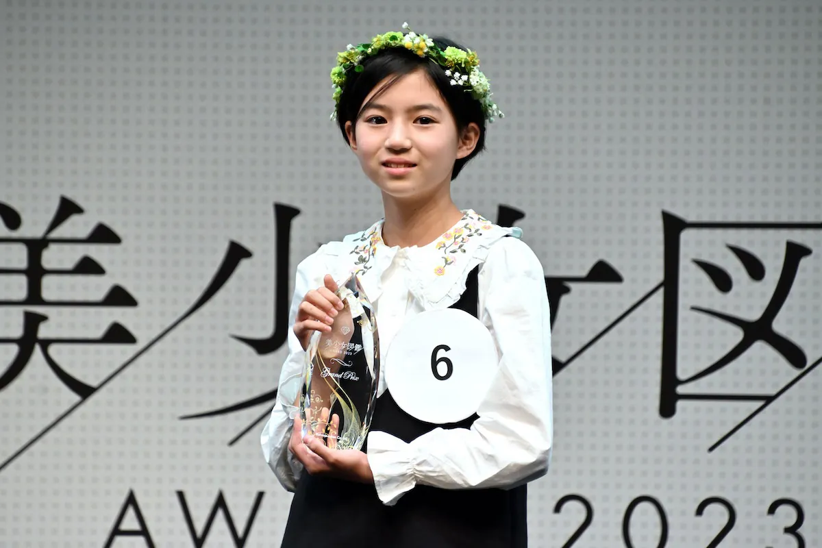 「美少女図鑑AWARD2023」グランプリの佐々木満音さん