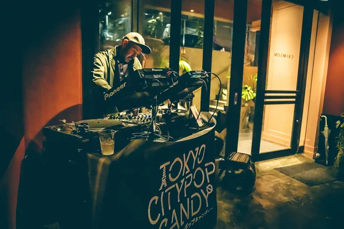 「 TOKYO CITYPOP CANDY LAUNCH PARTY IN TOKYO!」より　TeddyLoid　DJ横山龍助