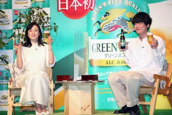 菅野美穂「坂口くん、できる子!」坂口健太郎との演技力が問われるクイズ対決で歓喜