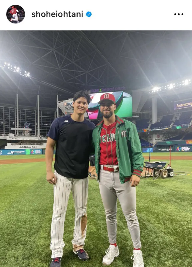 ※画像はShohei Ohtani | 大谷翔平Instagram(shoheiohtani)より