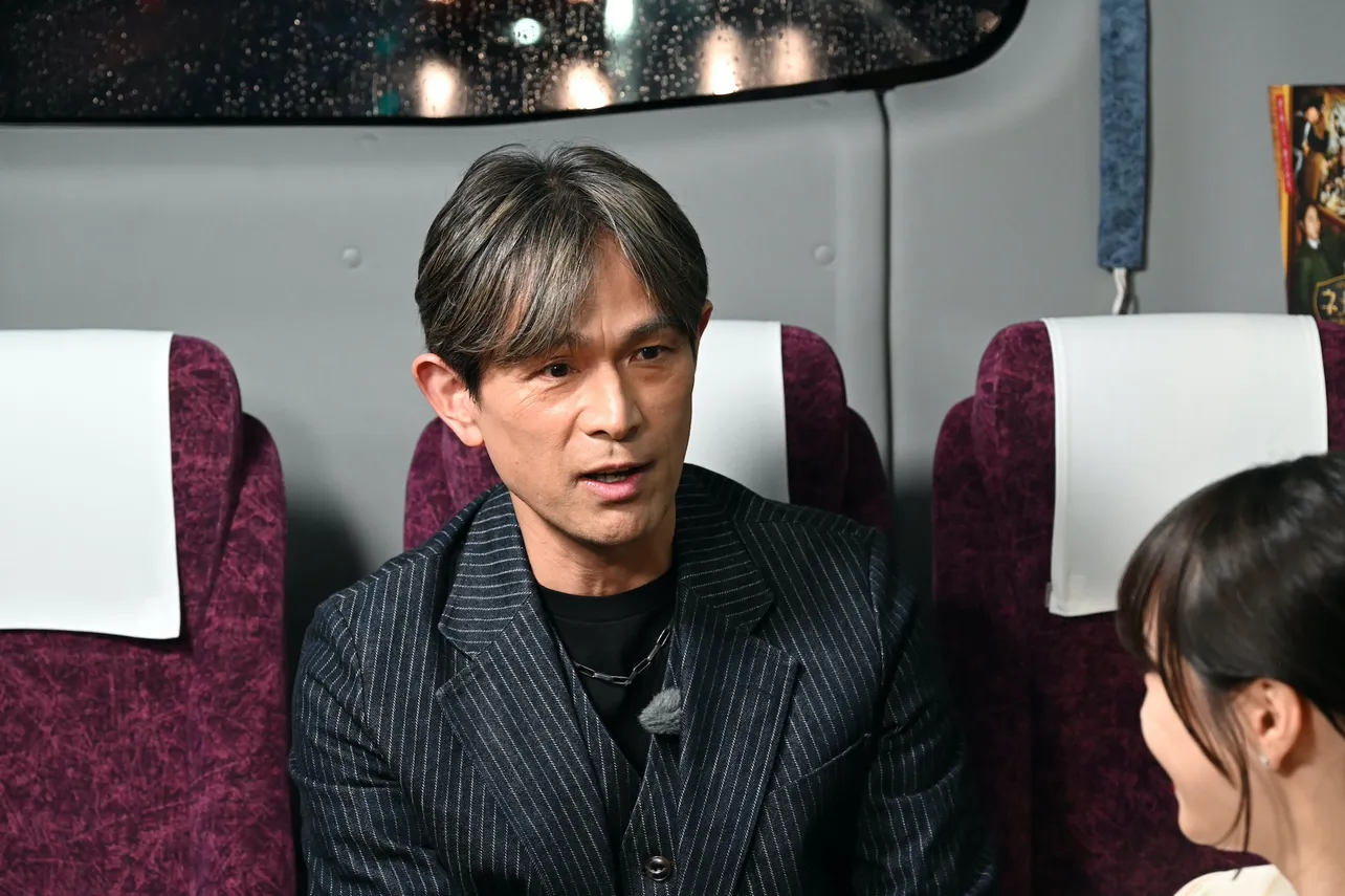 江口洋介「『映画 ネメシス 黄金螺旋の謎』公開直前！横浜凱旋イベント」より