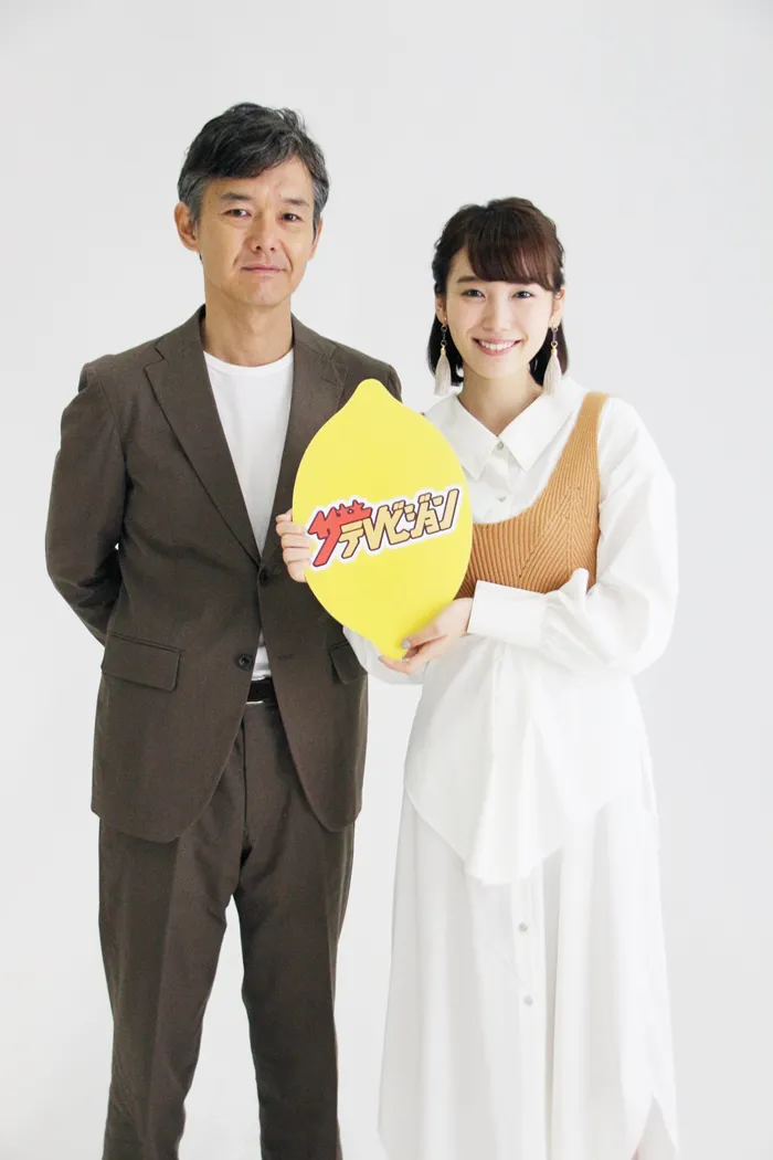 dTV×FOD共同製作ドラマ「パパ活」(6月26日月曜)で主演を務める部篤郎と飯豊まりえに直撃