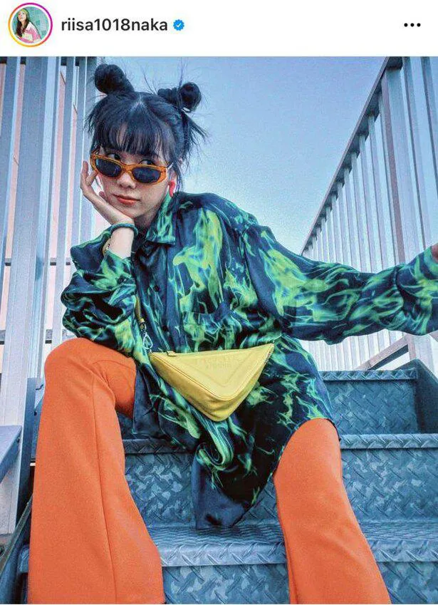 画像・写真 仲里依紗、ジャケットのクールな着こなしにファンから「黒