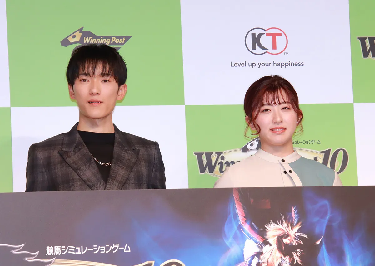 坂井瑠星騎手と今村聖奈騎手