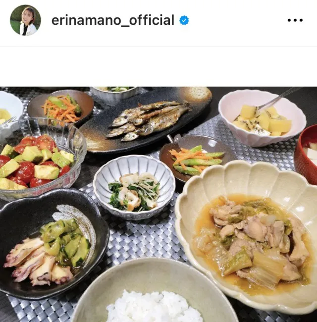 ※画像は真野恵里菜Instagram (erinamano_official)より