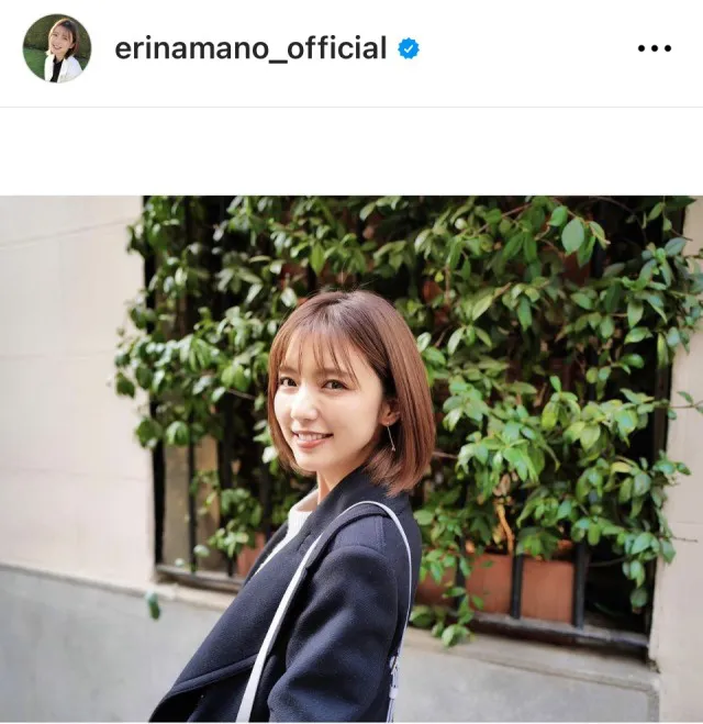 ※画像は真野恵里菜Instagram (erinamano_official)より