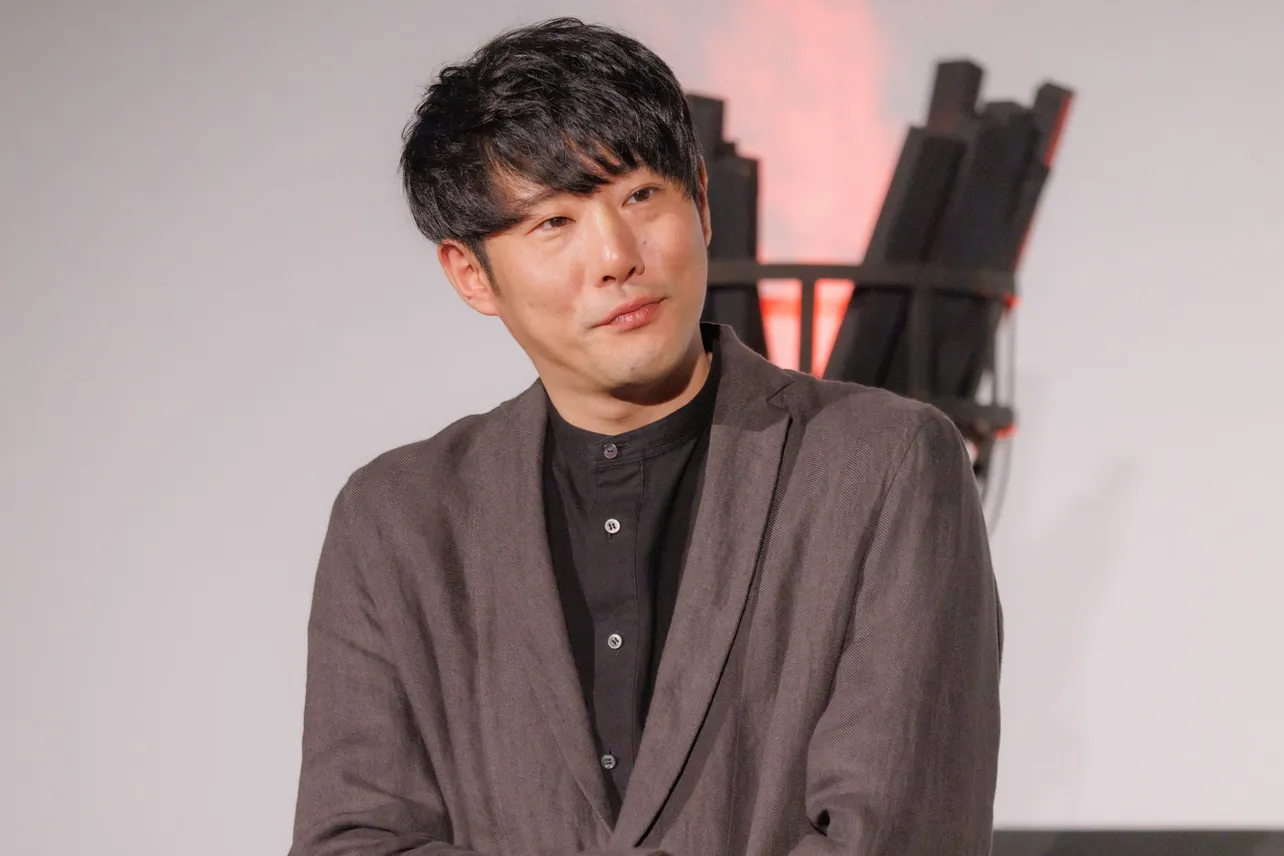 藤井道人監督　映画「ヴィレッジ」完成披露イベントより