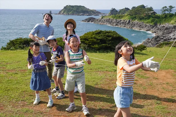 舞(浅田芭路)がバラモン凧をあげた！