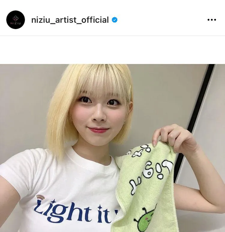 ※NiziU公式Instagram(niziu_artist_official)より