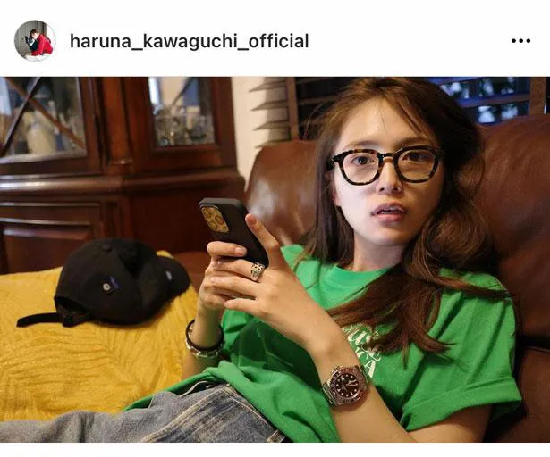 ※川口春奈公式Instagram(haruna_kawaguchi_official)より