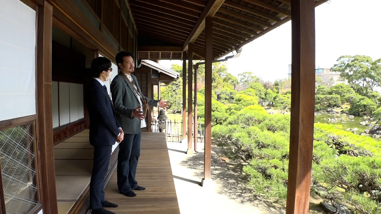 【写真を見る】美しい庭に感動…4/27放送では、福岡の「柳川藩主立花邸」へ